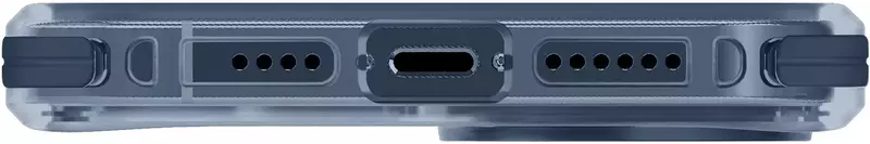 Чохол для Iphone 15 Pro UNIQ MAGCLICK CHARGING COMBAT (AF) - SMOKE BLUE (UNIQ-IP6.1P(2023)-COMAFMSBU) - фото - №3