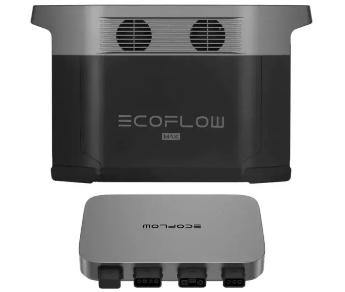 Комплект енергонезалежності EcoFlow PowerStream мікроінвертор 800W + зарядна станція Delta Max 2 фото