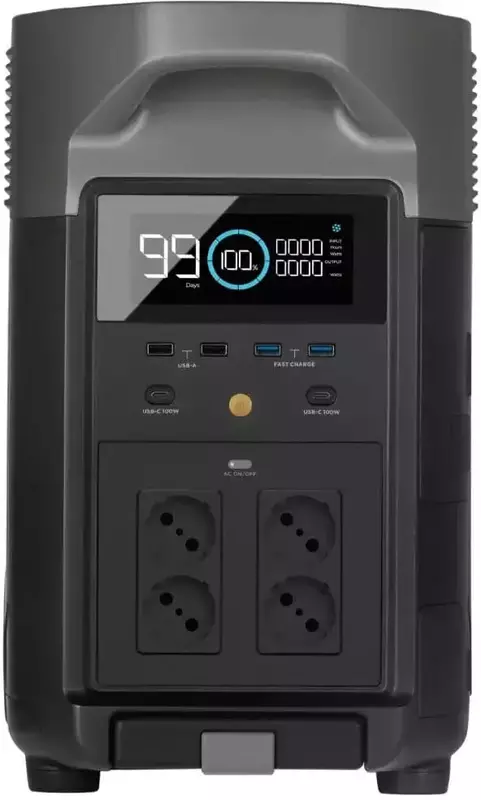 Комплект енергонезалежності EcoFlow PowerStream мікроінвертор 600W + зарядна станція Delta Pro фото