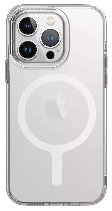 Чехол для Iphone 15 Pro UNIQ MAGCLICK CHARGING LIFEPRO XTREME (AF) - DOVE (FROST CLEAR) - фото - №0