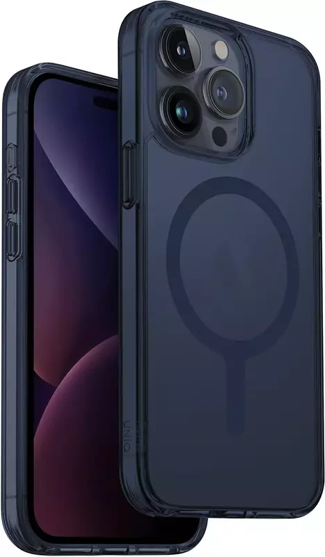 Чохол для Iphone 15 Pro UNIQ MAGCLICK CHARGING LIFEPRO XTREME (AF) - SMOKE BLUE (UNIQ-IP6.1P(2023)-LXAFMSBLU) - фото - №2