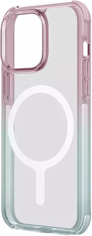 Чохол для Iphone 15 UNIQ MAGCLICK CHARGING COMBAT DUO - PASTEL SKY BLUE/ POWDER PINK (UNIQ-IP6.1(2023)-CDSBLPPK) - фото - №2