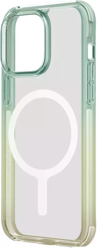 Чохол для Iphone 15 UNIQ MAGCLICK CHARGING COMBAT DUO - MINT SEA GREEN/ SOFT YELLOW (UNIQ-IP6.1(2023)-CDSGRSYE) - фото - №2