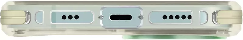 Чохол для Iphone 15 UNIQ MAGCLICK CHARGING COMBAT DUO - MINT SEA GREEN/ SOFT YELLOW (UNIQ-IP6.1(2023)-CDSGRSYE) - фото - №5