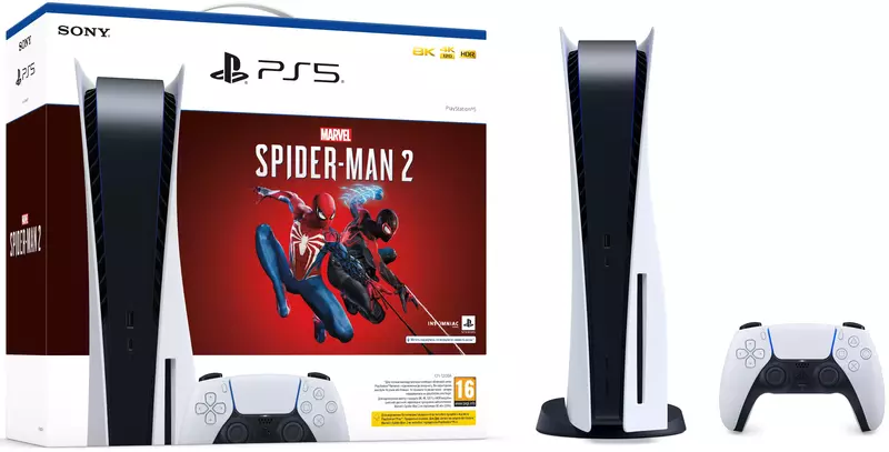 Игровая консоль PlayStation 5 Ultra HD Blu-ray (Marvel's Spider-Man 2) фото