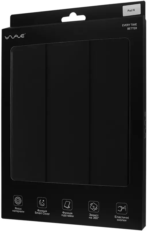 Чехол WAVE для Xiaomi Pad 6 Smart Cover (black) фото