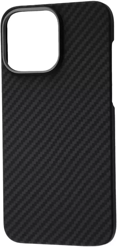Чохол для iPhone 15 Pro Max WAVE Premium Carbon Slim with MagSafe (black) фото