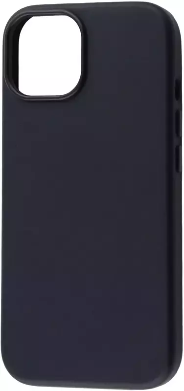 Чохол для iPhone 15 WAVE Premium Leather Edition Case with MagSafe (midnight) - фото - №0