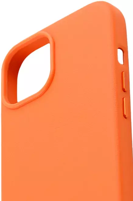Чохол для iPhone 15 WAVE Premium Leather Edition Case with MagSafe (orange) фото