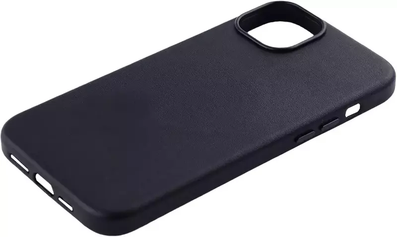 Чохол для iPhone 15 Plus WAVE Premium Leather Edition Case with MagSafe (midnight) фото