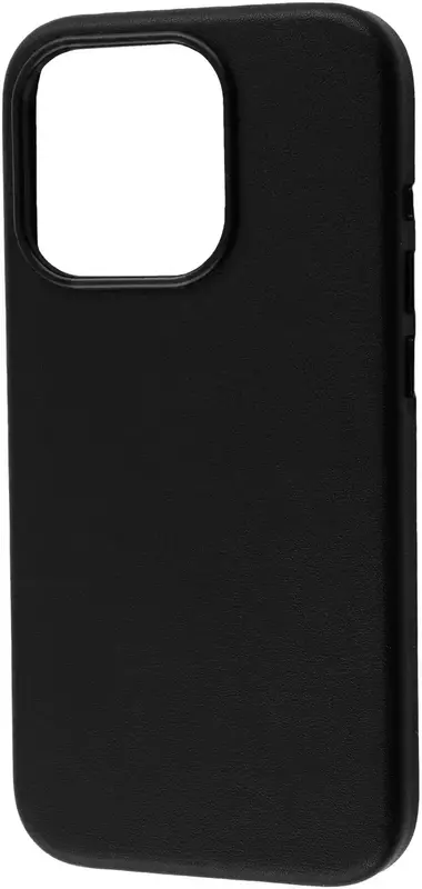 Чохол для iPhone 15 Pro WAVE Premium Leather Edition Case with MagSafe (midnight) фото
