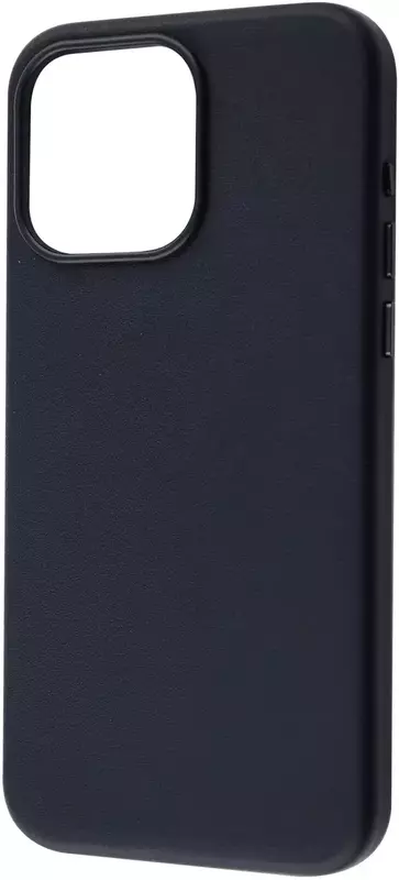 Чохол для iPhone 15 Pro Max WAVE Premium Leather Edition Case with MagSafe (midnight) фото