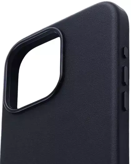 Чохол для iPhone 15 Pro Max WAVE Premium Leather Edition Case with MagSafe (midnight) фото