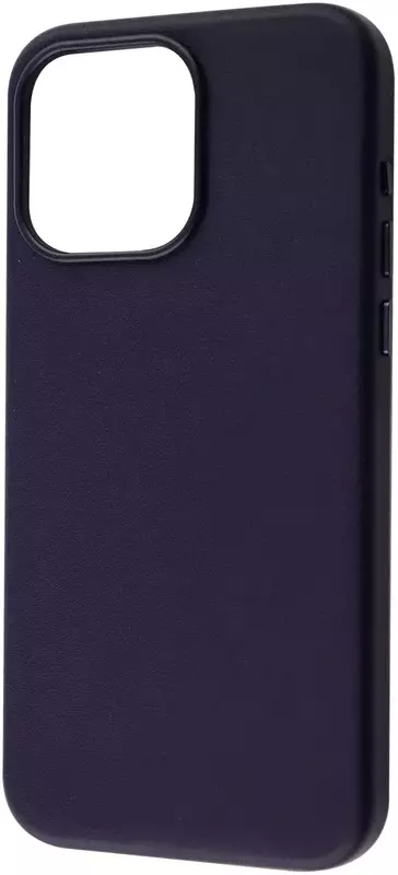 Чохол для iPhone 15 Pro Max WAVE Premium Leather Edition Case with MagSafe (ink) фото