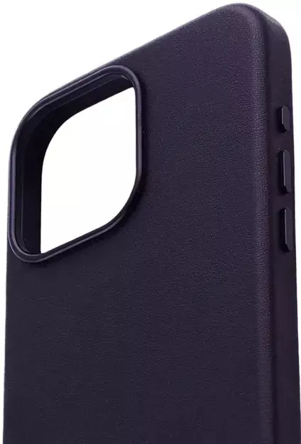 Чохол для iPhone 15 Pro Max WAVE Premium Leather Edition Case with MagSafe (ink) фото