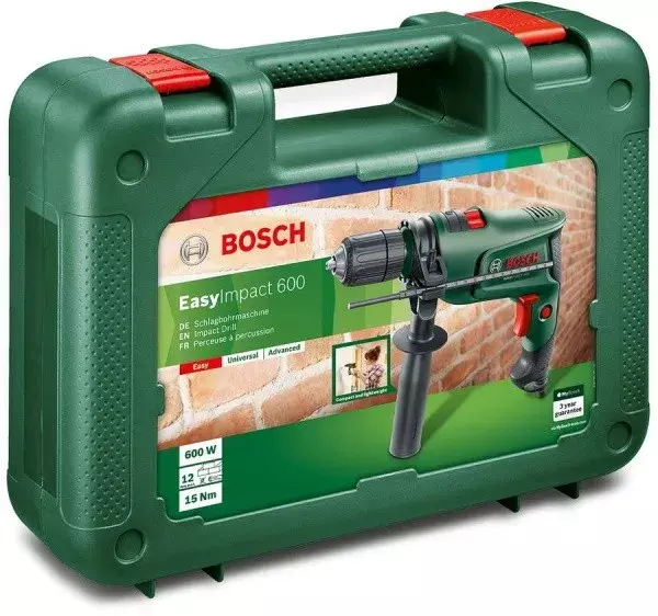 Дриль ударний Bosch EasyImpact 600, 600Вт (0.603.133.020) фото