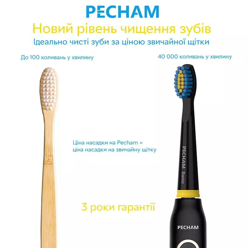 Насадки к электрической зубной щетке Pecham Travel (0290119080301) фото