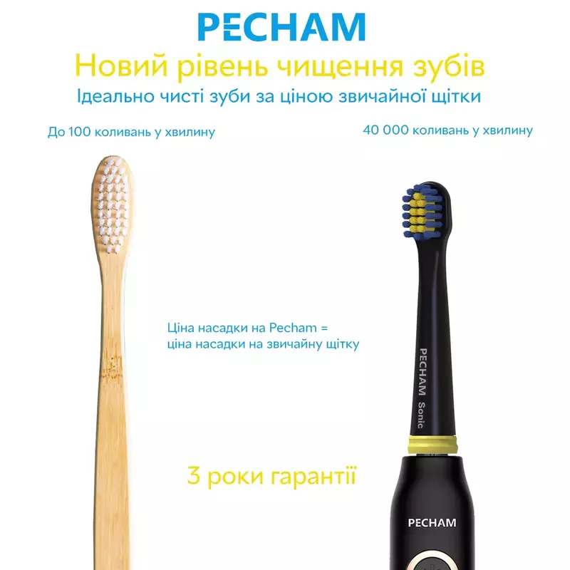 Насадка до електричної зубної щітки PECHAM (0390199080113) фото