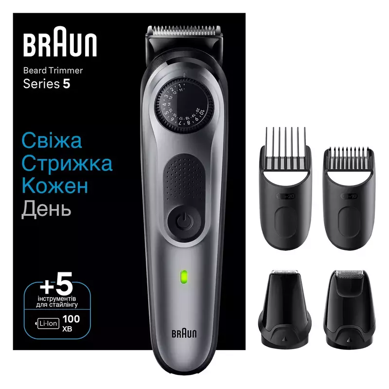 Тример BRAUN BeardTrimmer BT5440 - фото - №0
