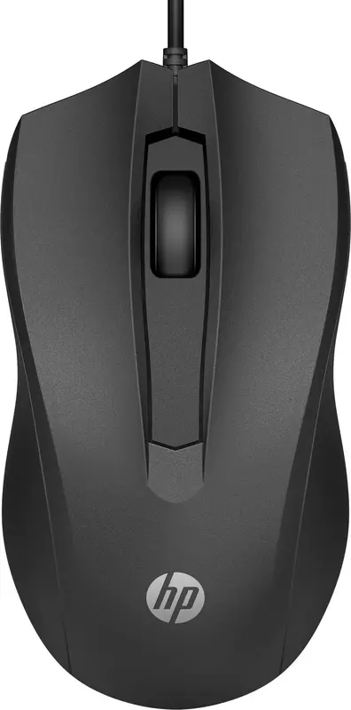 Мышь HP 100 проводная (Black) 6VY96AA фото