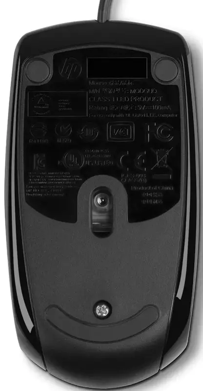 Миша HP X500 дротова (Black) E5E76AA - фото - №3