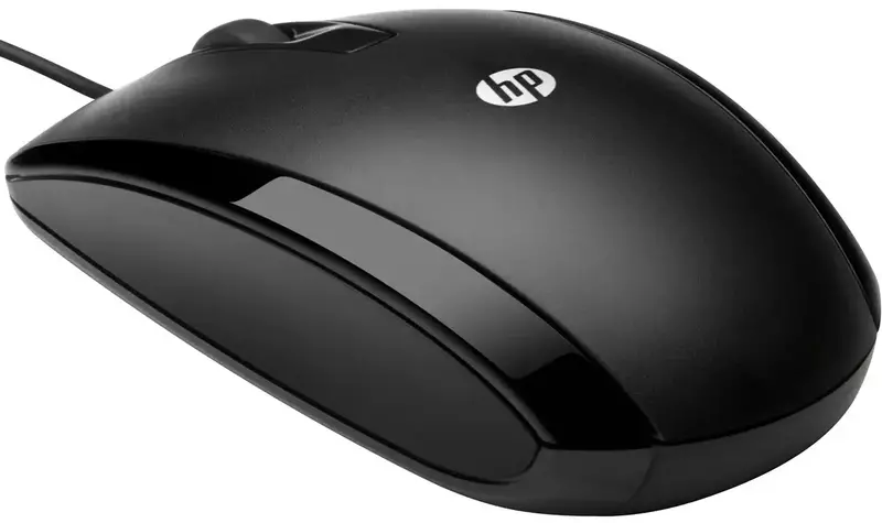 Миша HP X500 дротова (Black) E5E76AA - фото - №1