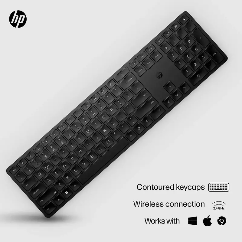 Клавиатура HP 450 Programmable WL (Black) 4R184AA - фото - №8