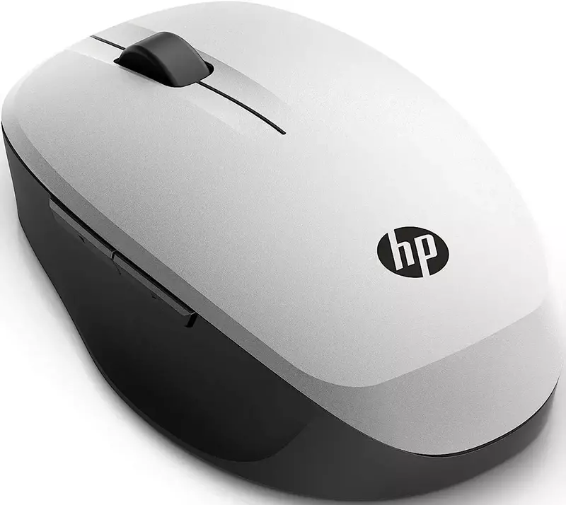 Миша HP 300 Dual Mode BT/WL (Silver) 6CR72AA - фото - №1