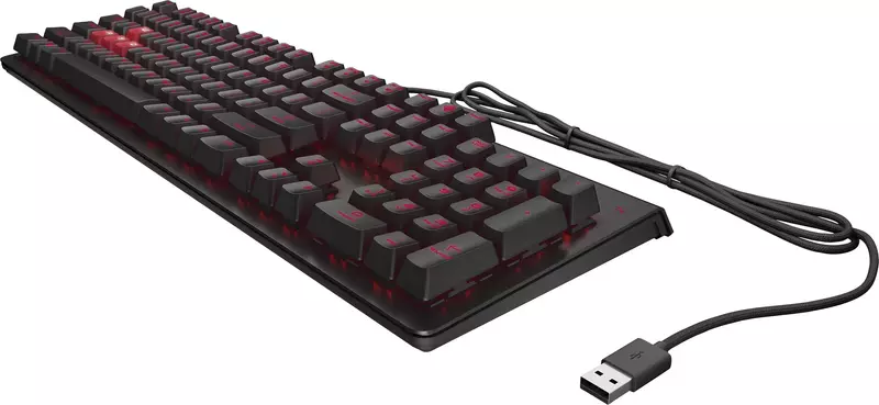 Ігрова клавіатура HP OMEN Encoder LED 104key (6YW76AA) - фото - №1