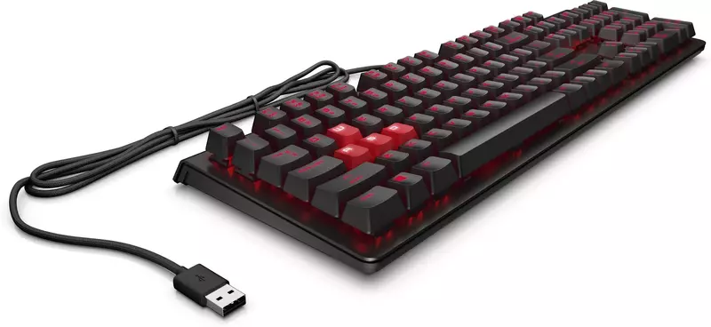 Ігрова клавіатура HP OMEN Encoder LED 104key (6YW76AA) - фото - №2