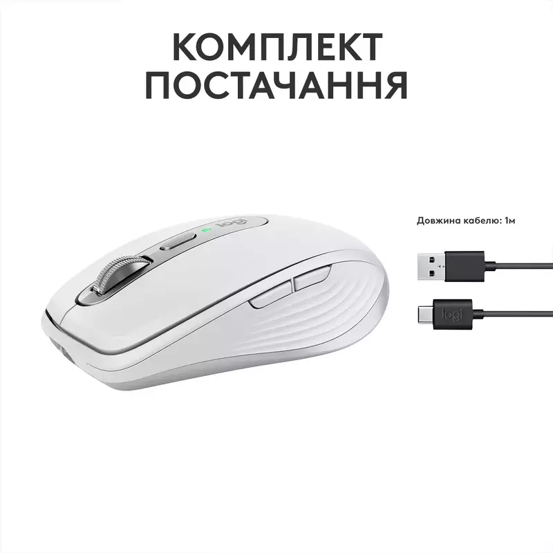 Мышь Logitech MX Anywhere 3S Bluetooth (Pale Grey) 910-006930 фото