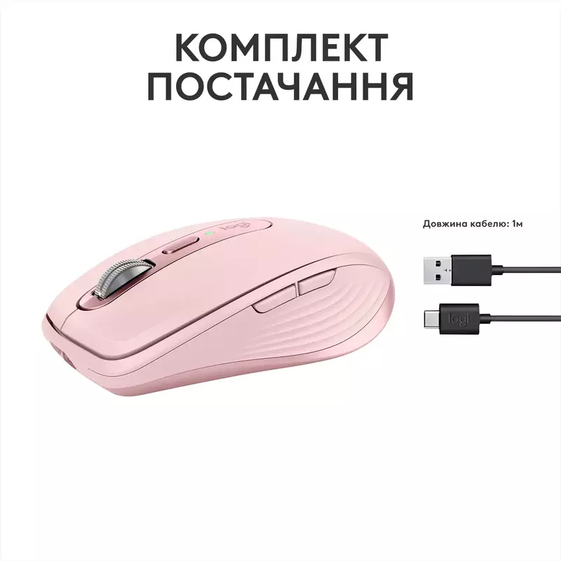 Миша Logitech MX Anywhere 3S Bluetooth (Pink) 910-006931 - фото - №8