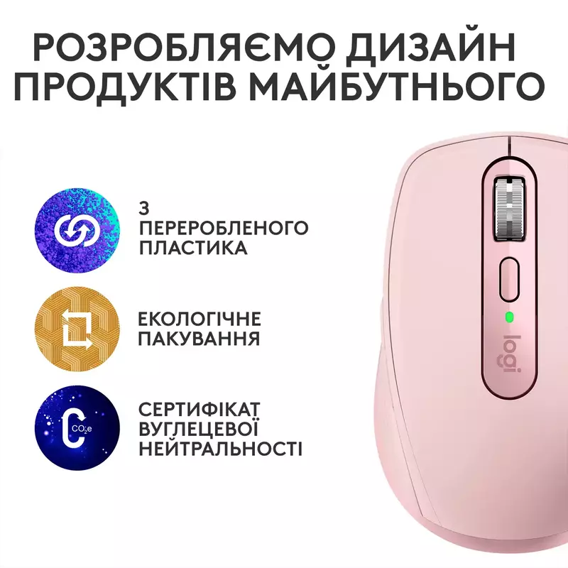 Миша Logitech MX Anywhere 3S Bluetooth (Pink) 910-006931 - фото - №9
