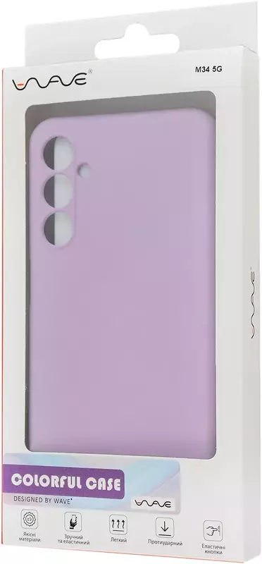 Чохол для Samsung M34 5G WAVE Colorful Case TPU (Black Currant) фото