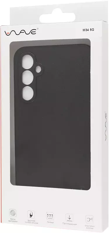 Чохол для Samsung M34 5G WAVE Leather Case (black) - фото - №4