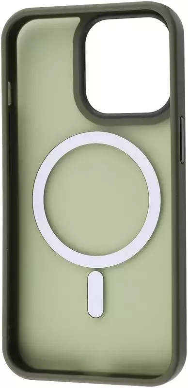 Чохол для iPhone 13 Pro WAVE Matte Insane Case with MagSafe (green) фото