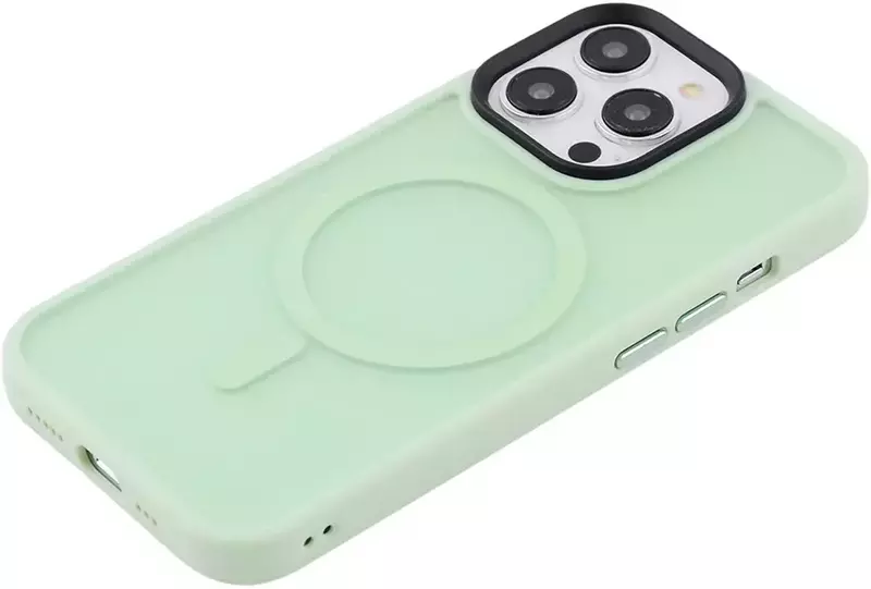 Чохол для iPhone 13 Pro WAVE Matte Insane Case with MagSafe (mint) - фото - №1