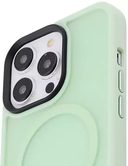 Чохол для iPhone 13 Pro WAVE Matte Insane Case with MagSafe (mint) - фото - №3