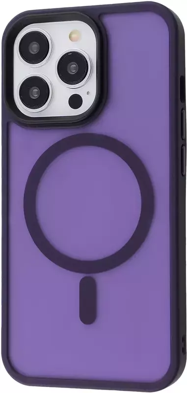 Чохол iPhone 13 Pro WAVE Matte Insane Case with MagSafe (deep purple) фото