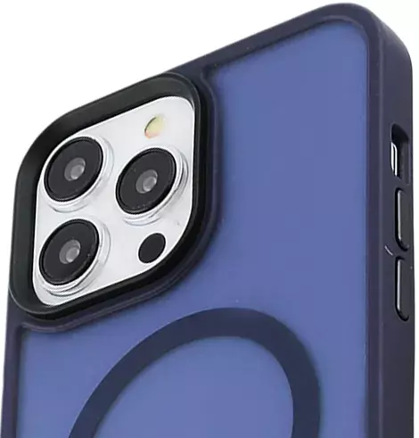 Чохол iPhone 13 Pro Max WAVE Matte Insane Case with MagSafe (midnight blue) - фото - №3