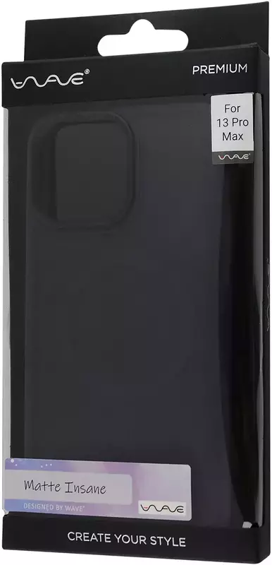 Чохол iPhone 13 Pro Max WAVE Matte Insane Case with MagSafe (deep purple) - фото - №4