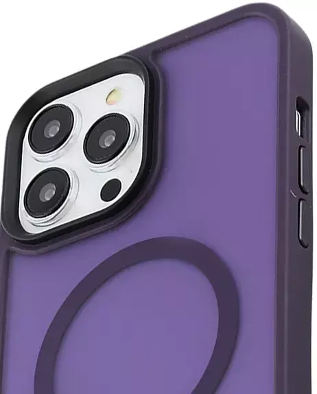 Чохол iPhone 13 Pro Max WAVE Matte Insane Case with MagSafe (deep purple) - фото - №3