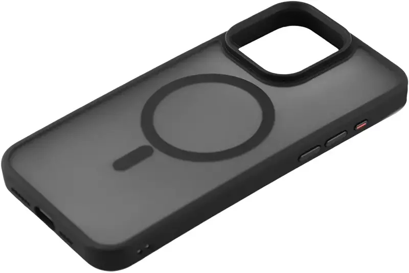 Чохол для iPhone 15 Pro Max WAVE Matte Insane Case with MagSafe (black) - фото - №1