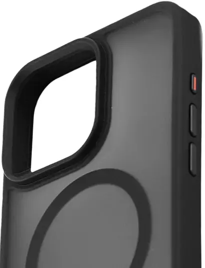 Чохол для iPhone 15 Pro Max WAVE Matte Insane Case with MagSafe (black) - фото - №3