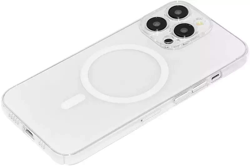 Чохол для iPhone 13 Pro WAVE Premium Crystal Case with MagSafe (transparent) - фото - №1