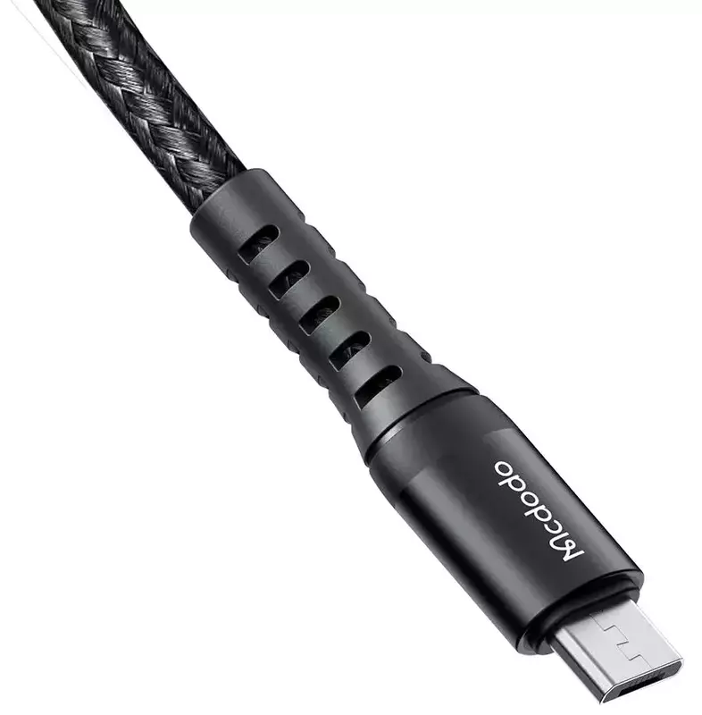 Кабель USB - MicroUSB McDodo (CA-2281) 1m чорний фото