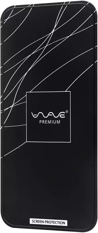 Захисне скло WAVE Premium iPhone для 12 Pro Max (black) фото