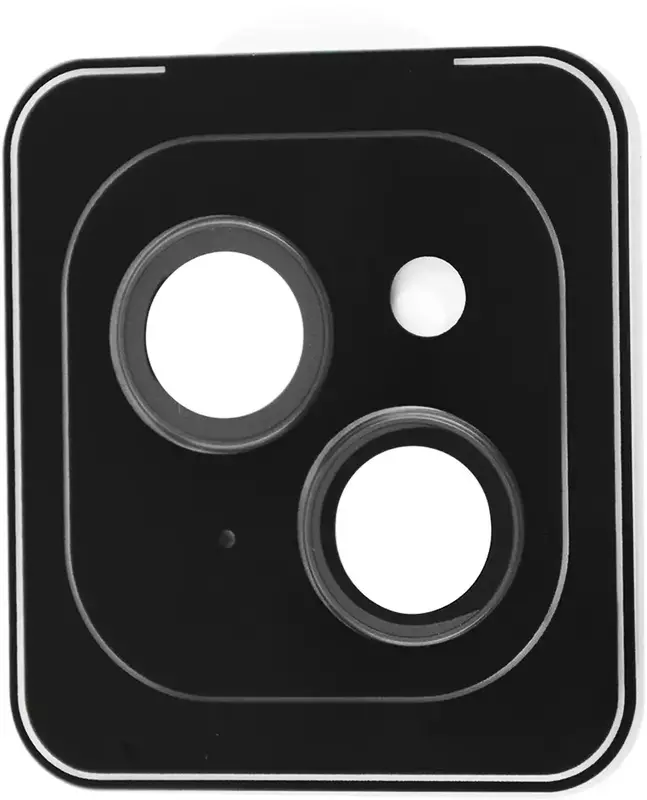 Защитное стекло для камеры iPhone 15/15 Plus ACHILLES (black) фото