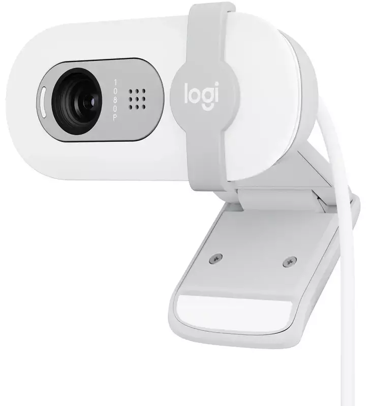 Веб камера Logitech Brio 100 Full HD (Off White) 960-001617 фото