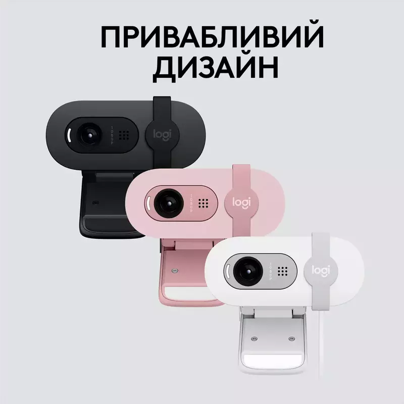 Веб камера Logitech Brio 100 Full HD (Rose) 960-001623 фото